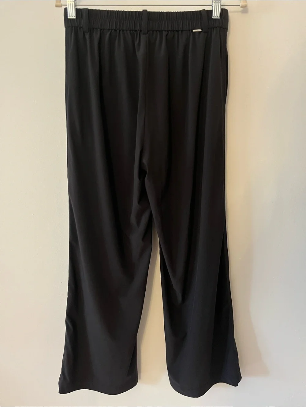 Vuori Villa Wide Leg Trouser Pant Black Sz S - Picture 7 of 11